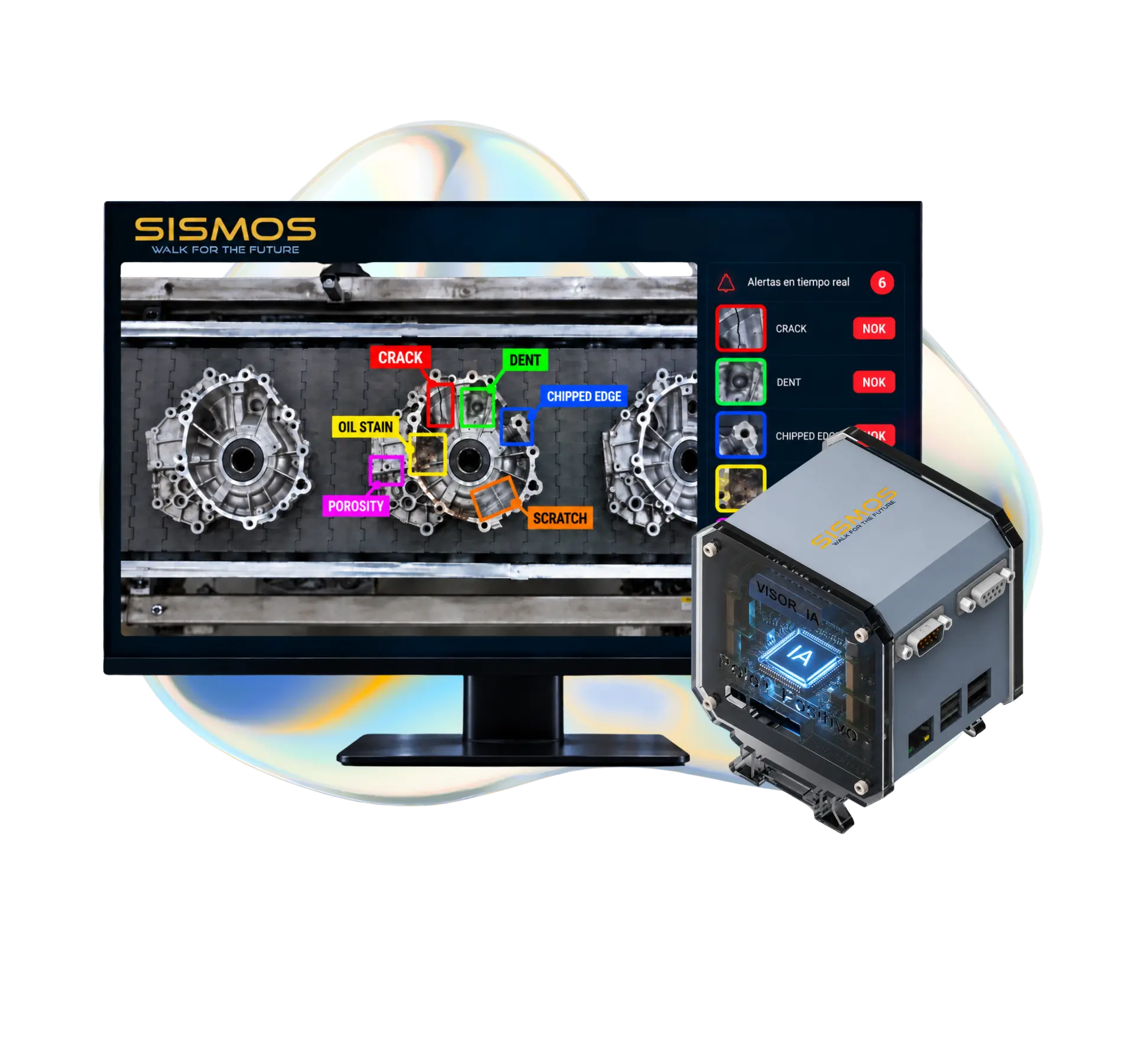 Visor IA - Equipo edge de visión artificial industrial con IA